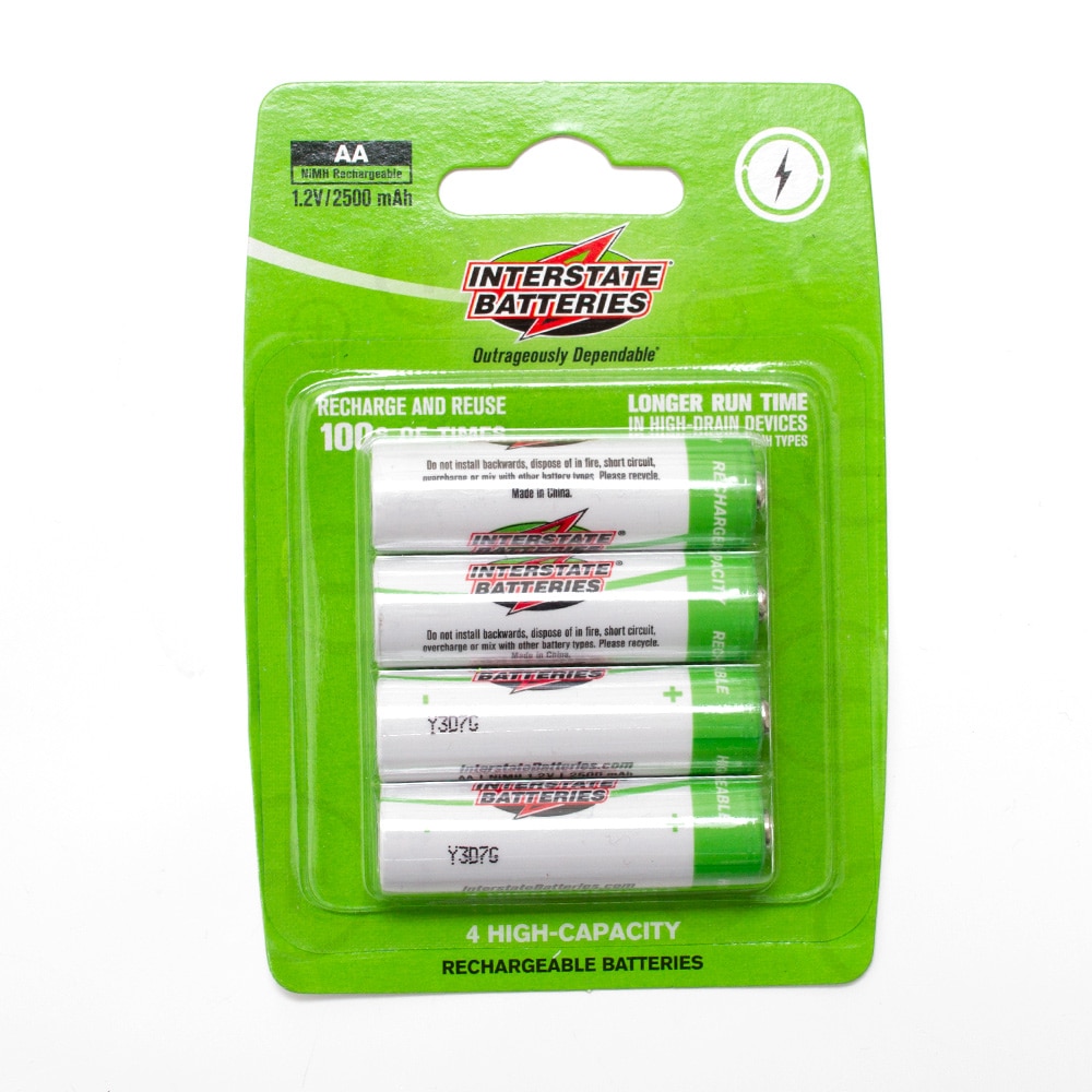 AA, Rechargeable, Battery, 4 Pack